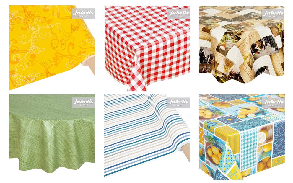 Tischdecken aus Wachstuch zu niedrigen Preisen in großer Auswahl - verschiedene Wachstuchstoffe und Textilwachstuch sowie PVC sind heute erhältlich
